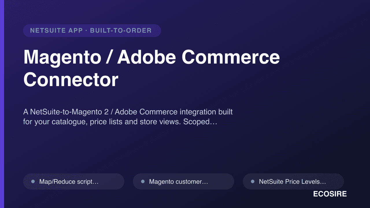 Magento / Adobe Commerce Connector