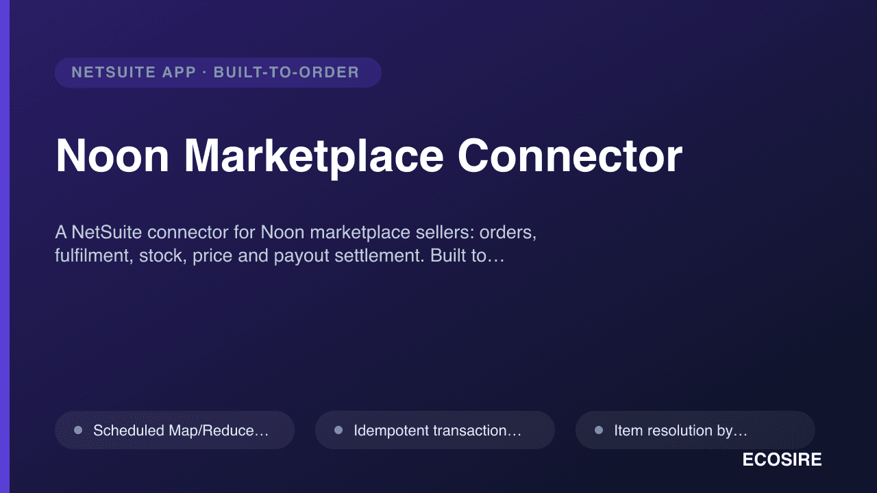 Noon Marketplace Connector