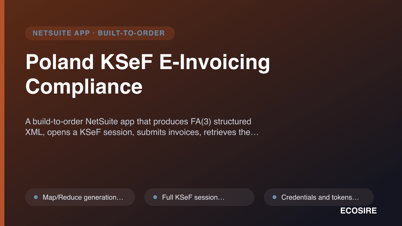 Poland KSeF E-Invoicing Compliance