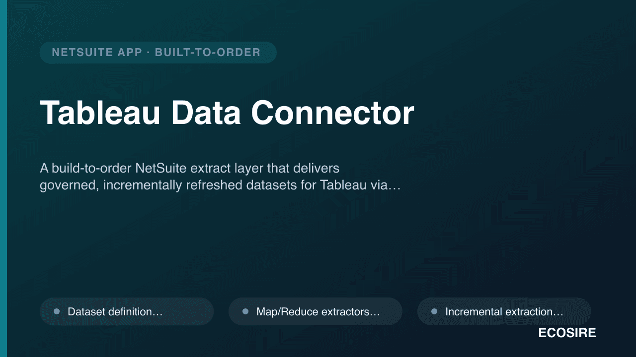 Tableau Data Connector