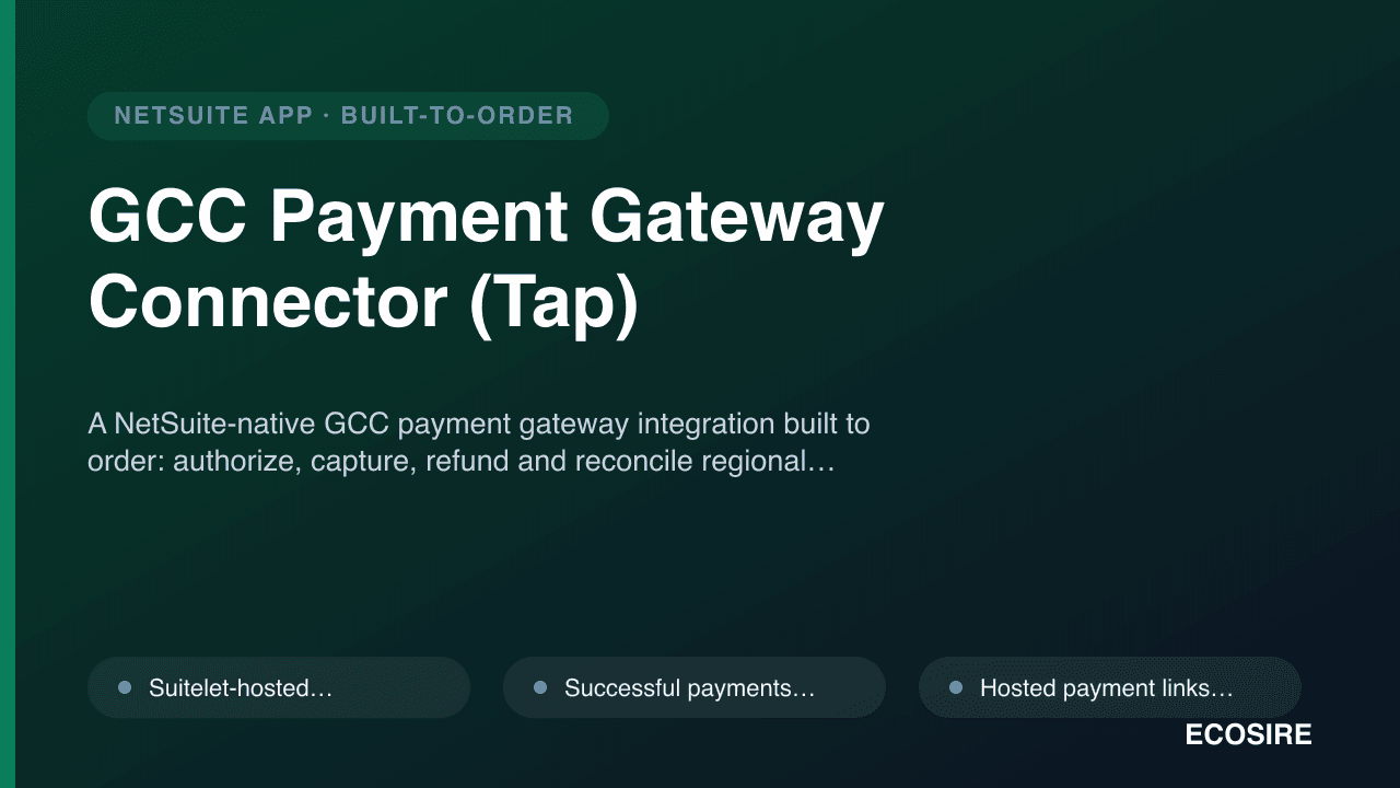 GCC Payment Gateway Connector (Tap)