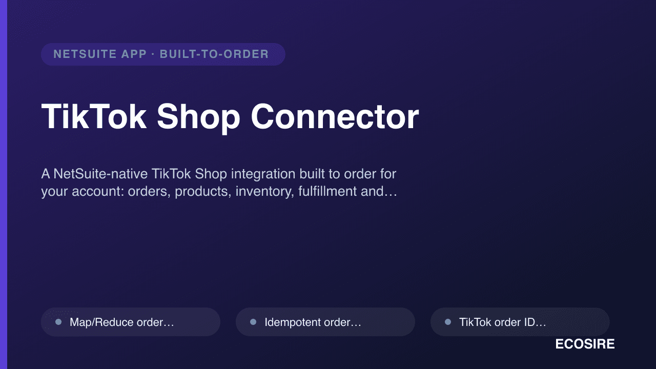 TikTok Shop Connector