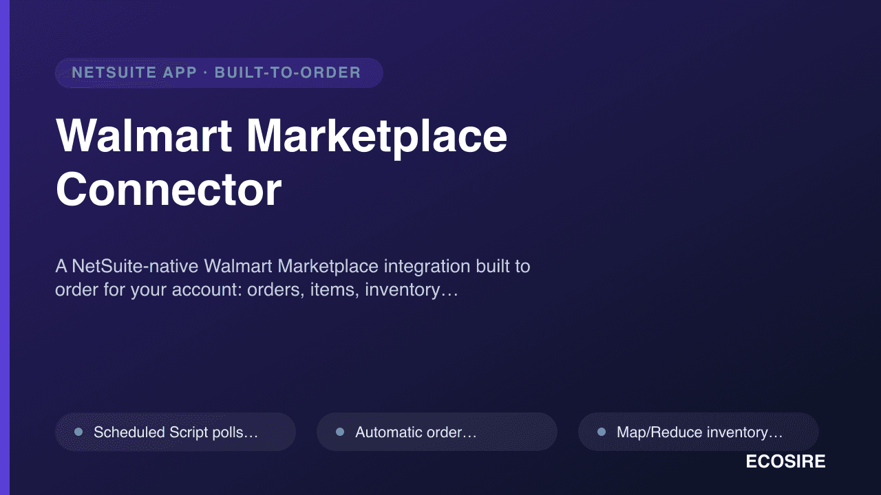 Walmart Marketplace Connector