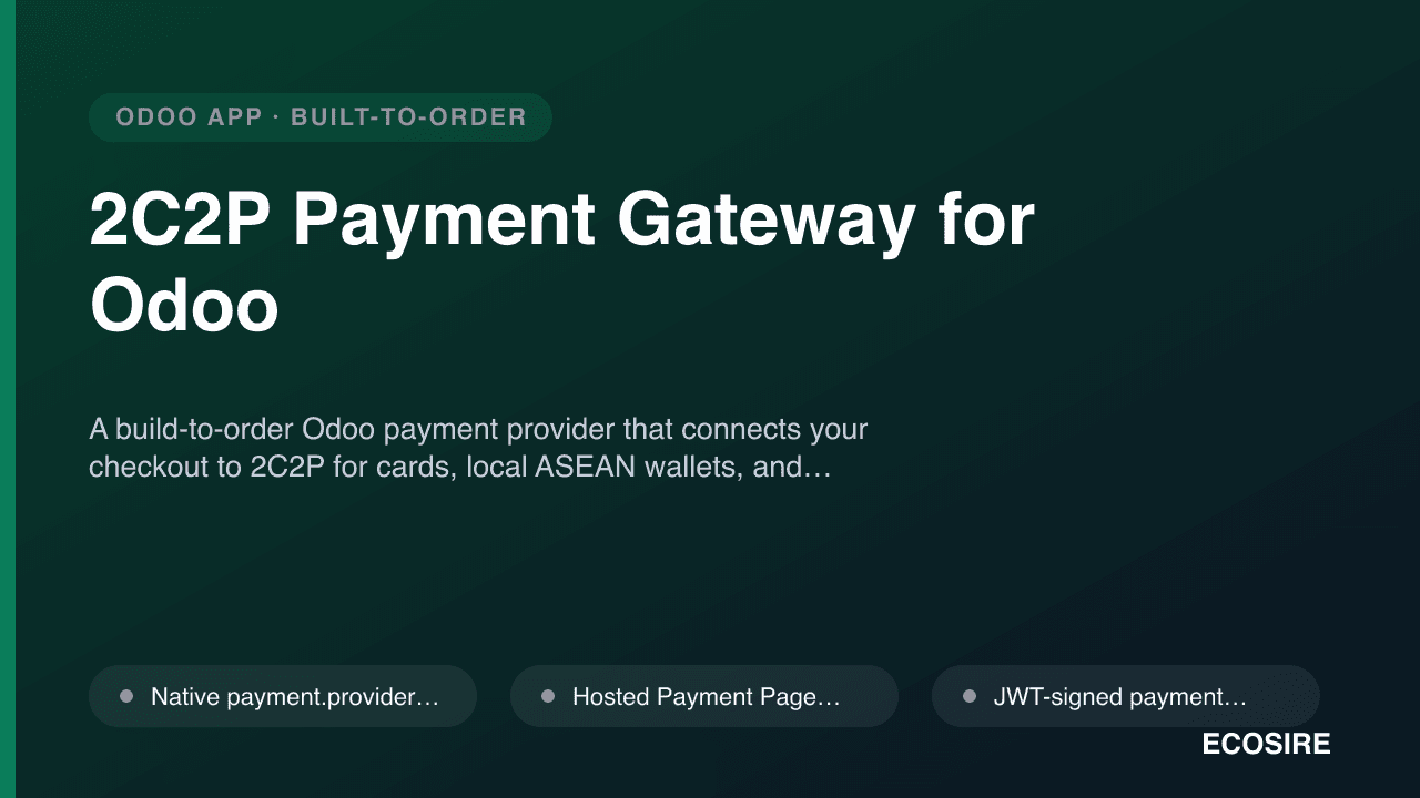 2C2P Payment Gateway for Odoo