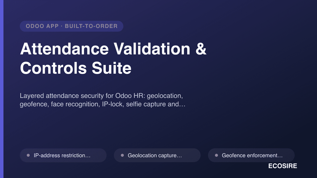 Attendance Validation & Controls Suite