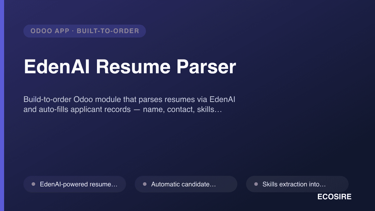 EdenAI Resume Parser