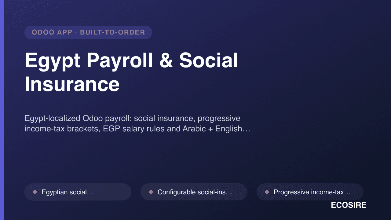 Egypt Payroll & Social Insurance