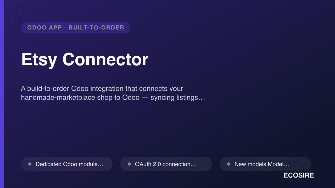 Etsy Connector