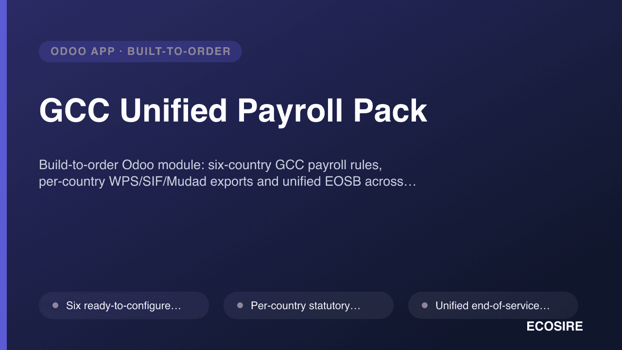 GCC Unified Payroll Pack