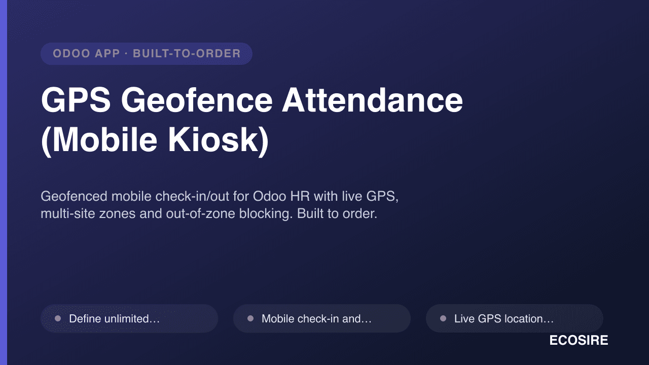 GPS Geofence Attendance (Mobile Kiosk)