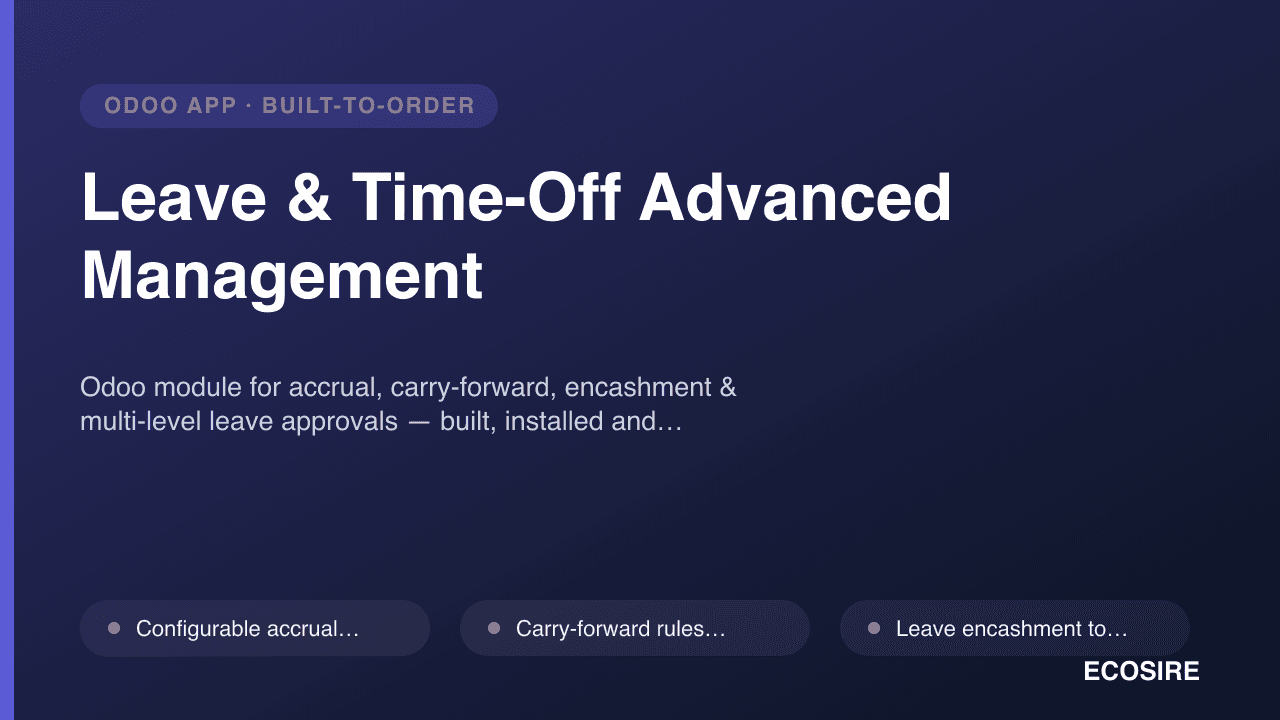 Leave & Time-Off Advanced Management