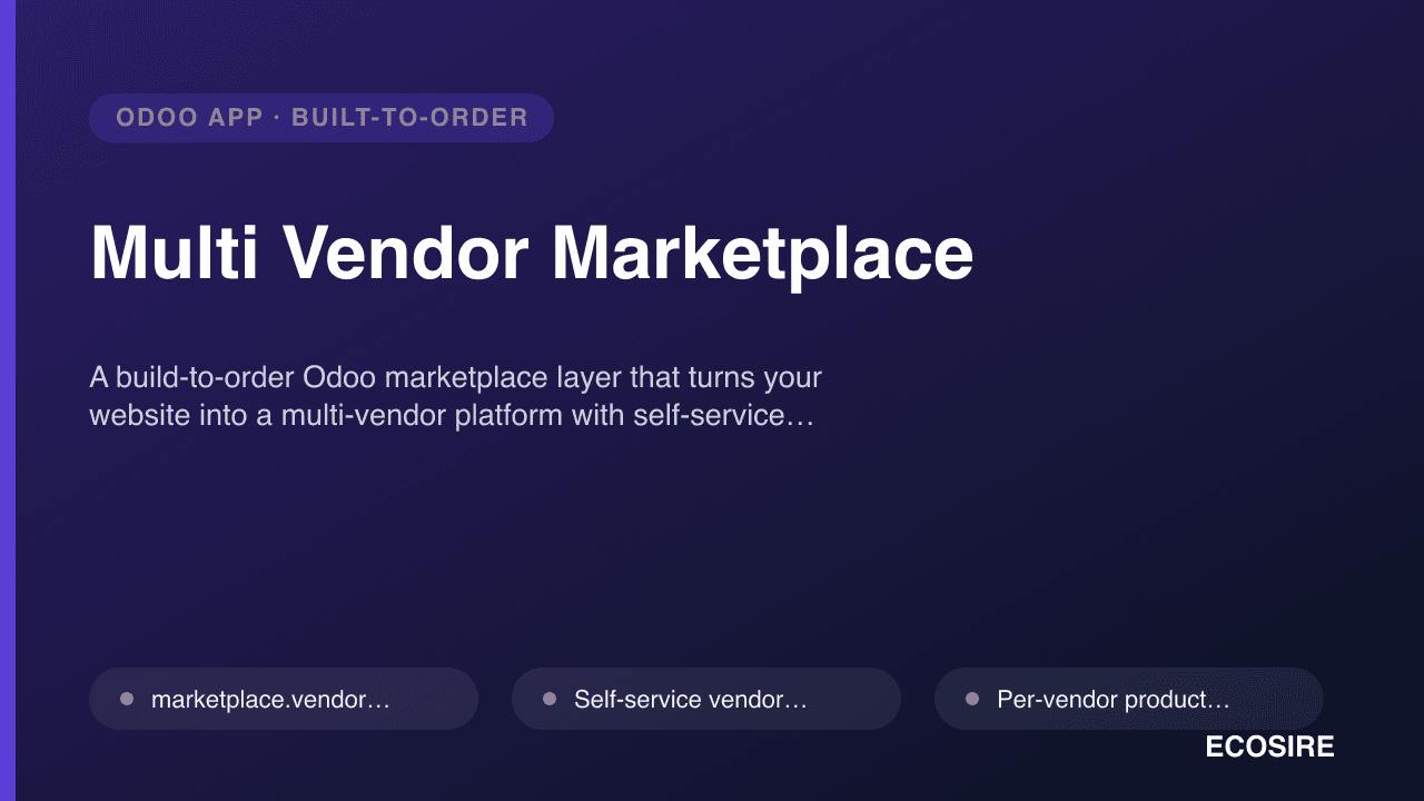 Multi Vendor Marketplace