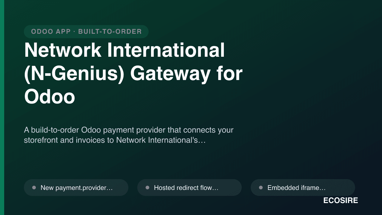 Network International (N-Genius) Gateway for Odoo