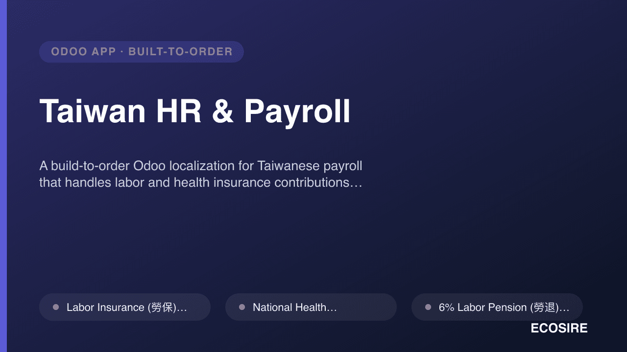 Taiwan HR & Payroll