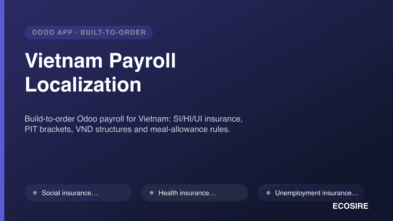 Vietnam Payroll Localization