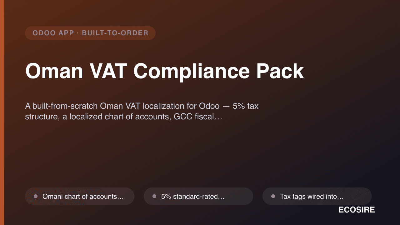 Oman VAT Compliance Pack
