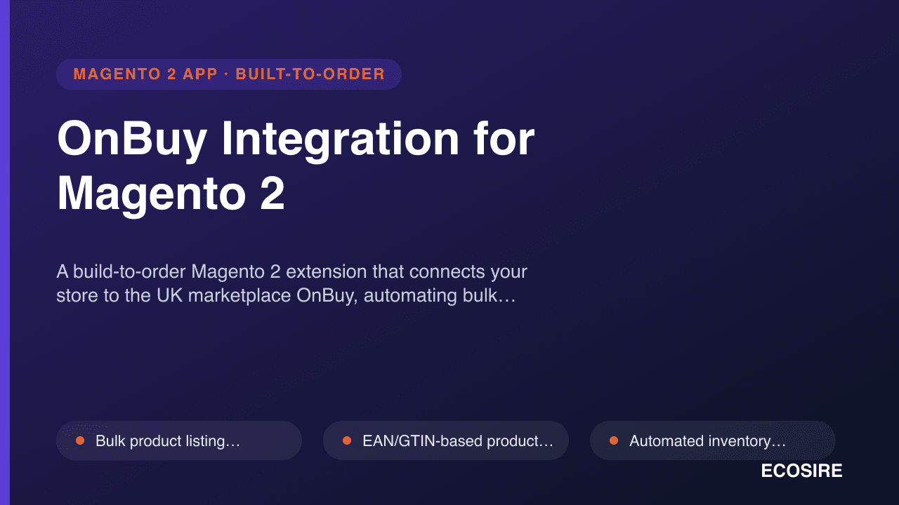 OnBuy Integration for Magento 2
