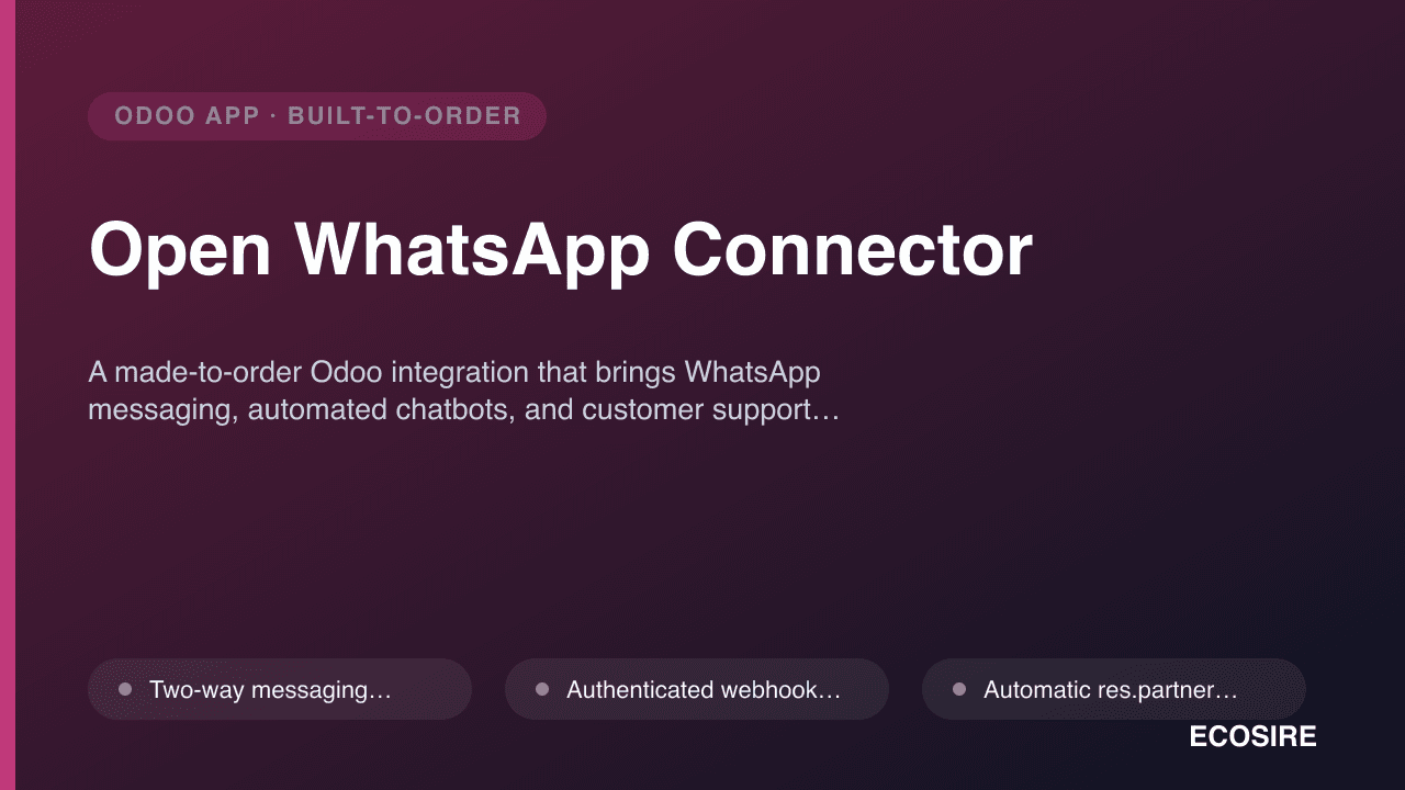 Open WhatsApp Connector