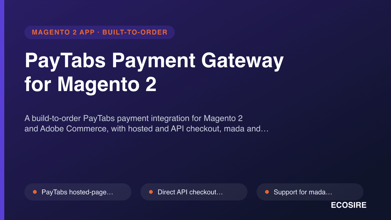 PayTabs Payment Gateway for Magento 2