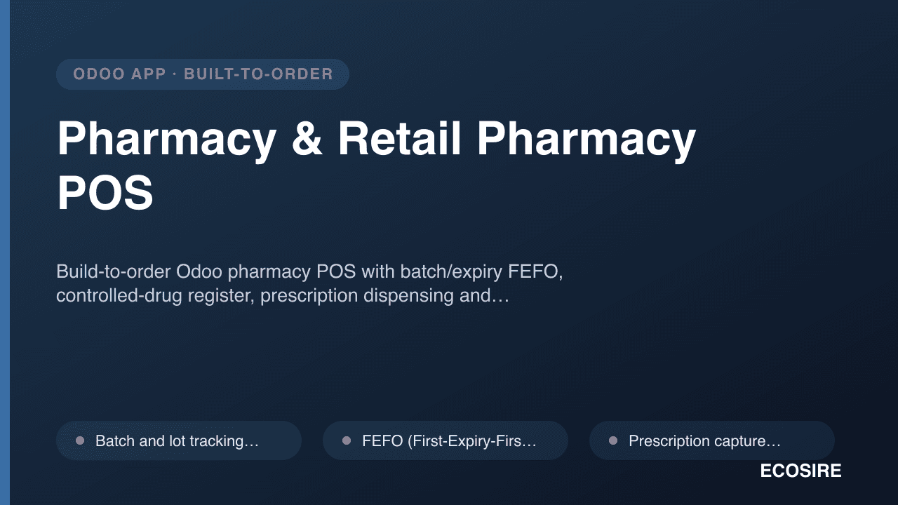 Pharmacy & Retail Pharmacy POS