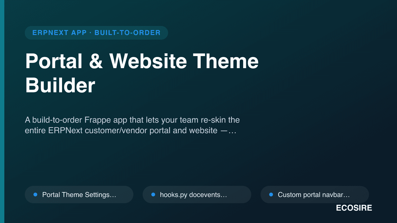 Portal & Website Theme Builder