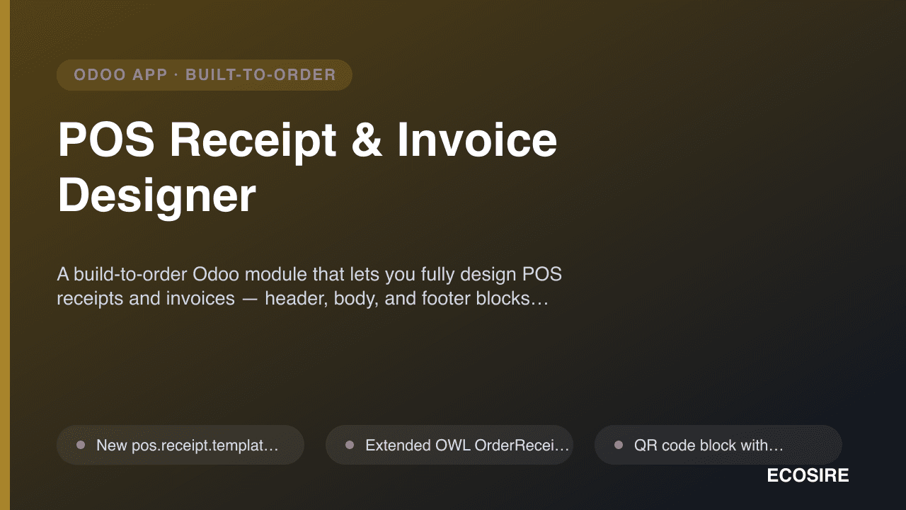POS Receipt & Invoice Designer