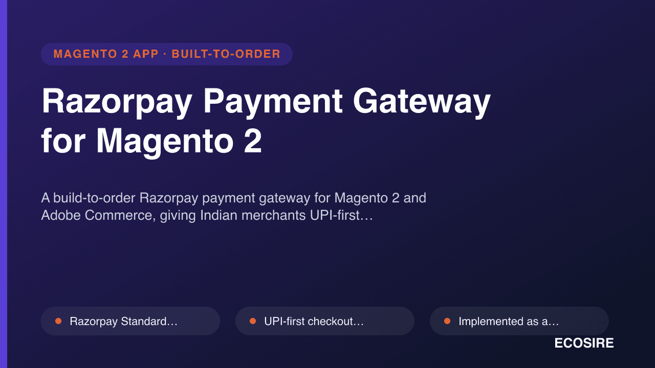 Razorpay Payment Gateway for Magento 2