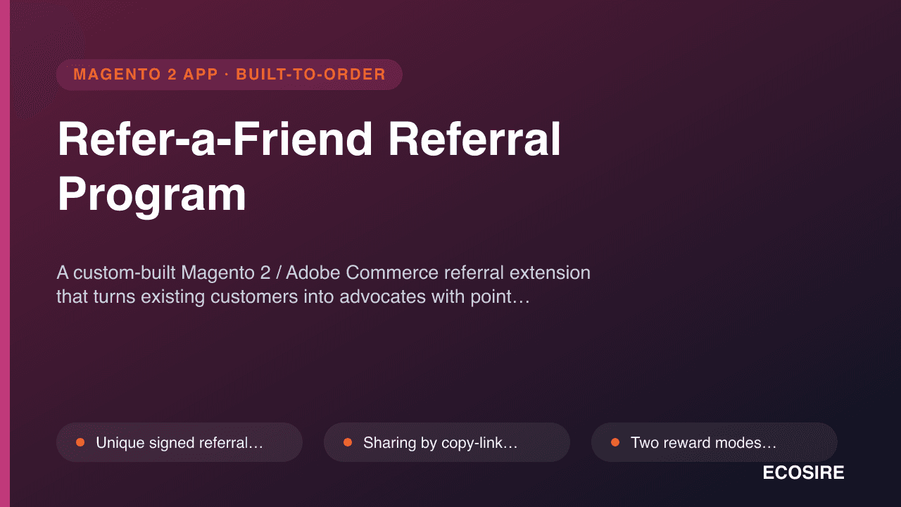Refer-a-Friend Referral Program