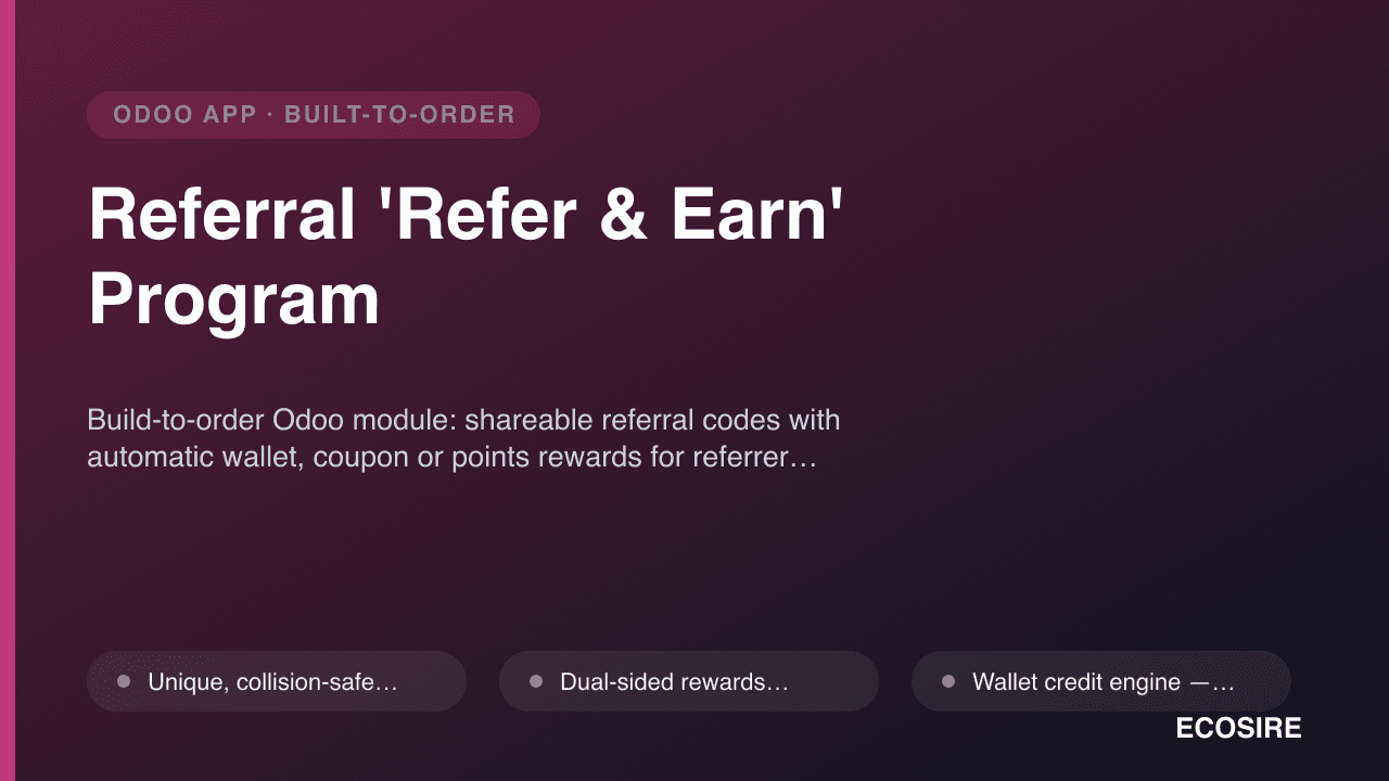 Referral 'Refer & Earn' Program
