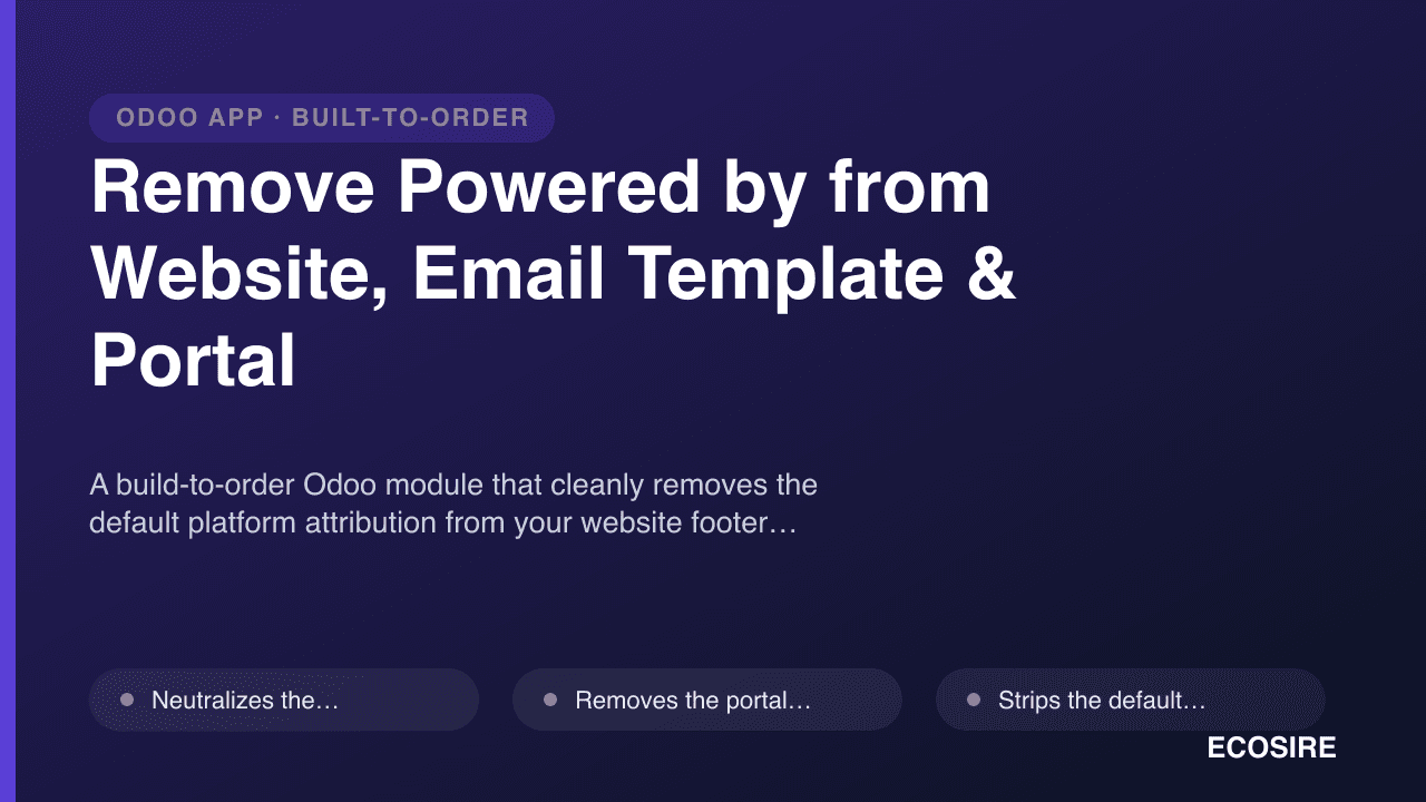 Remove Powered by from Website, Email Template & Portal