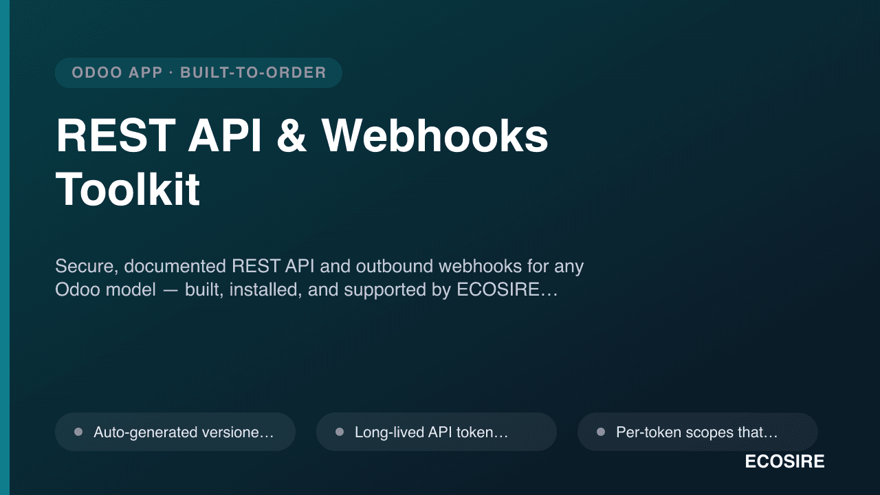 REST API & Webhooks Toolkit