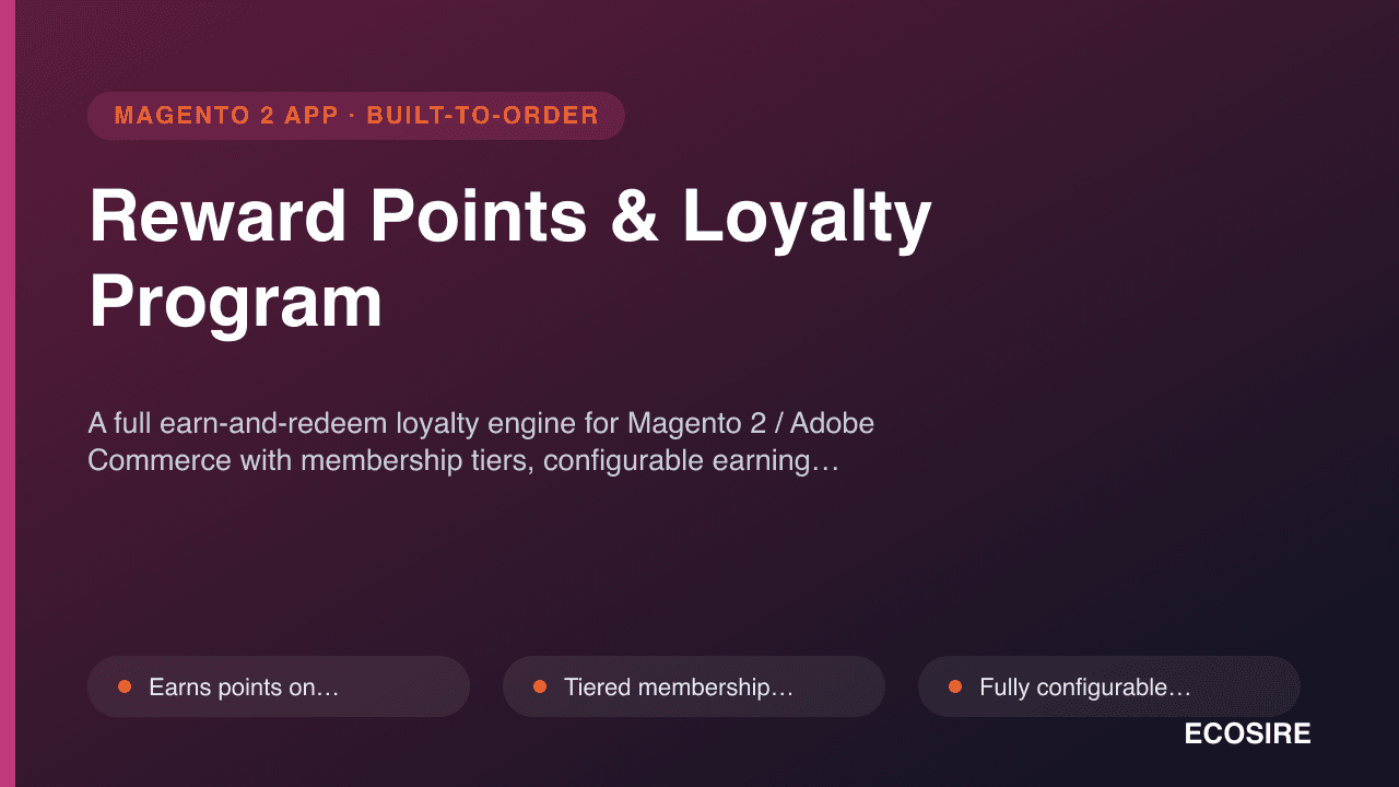 Reward Points & Loyalty Program