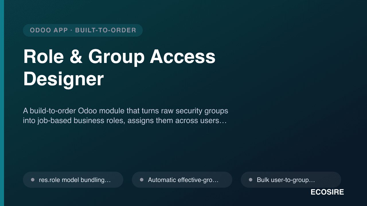 Role & Group Access Designer