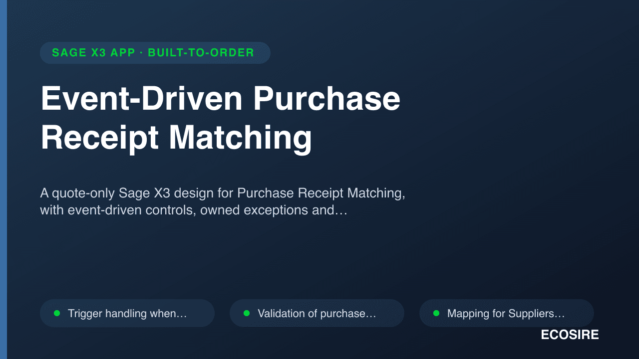 Event-Driven Purchase Receipt Matching