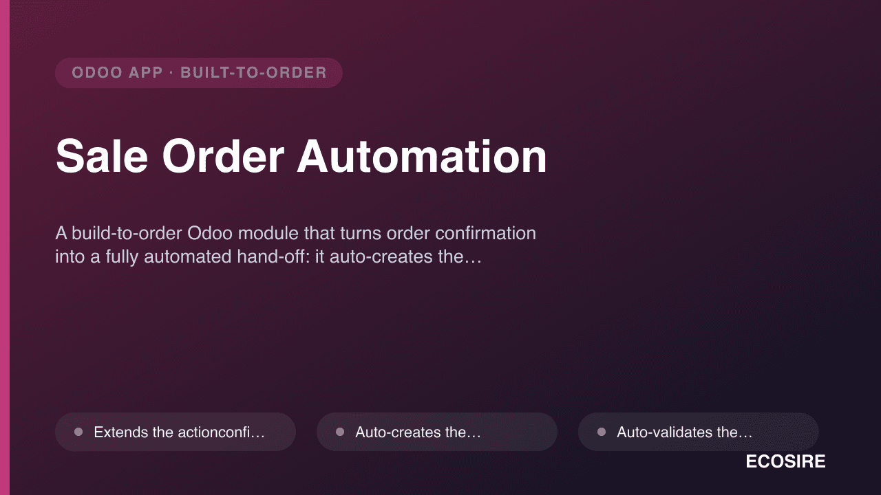 Sale Order Automation