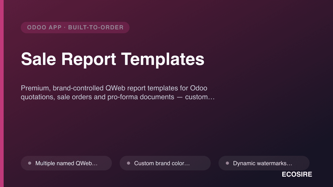 Sale Report Templates