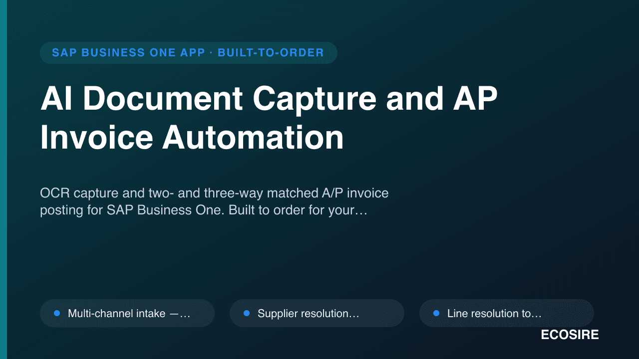 AI Document Capture and AP Invoice Automation