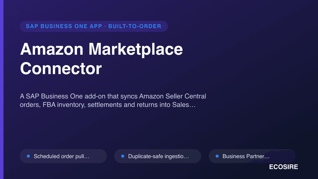 Amazon Marketplace Connector