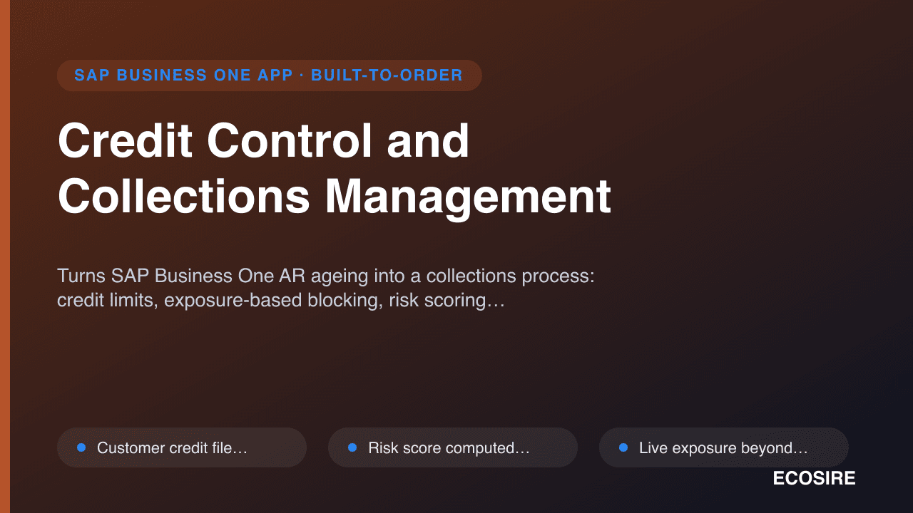 Credit Control and Collections Management