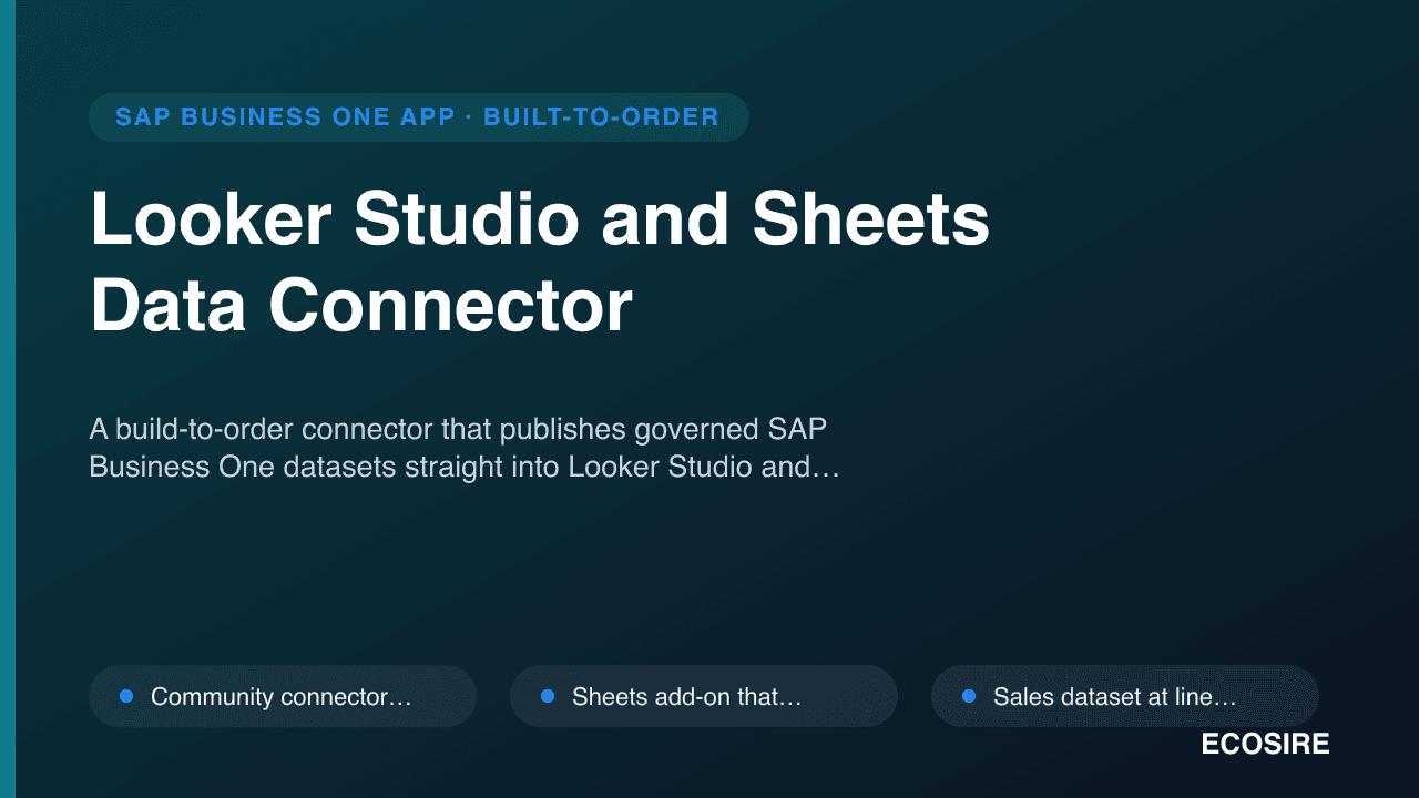 Looker Studio and Sheets Data Connector