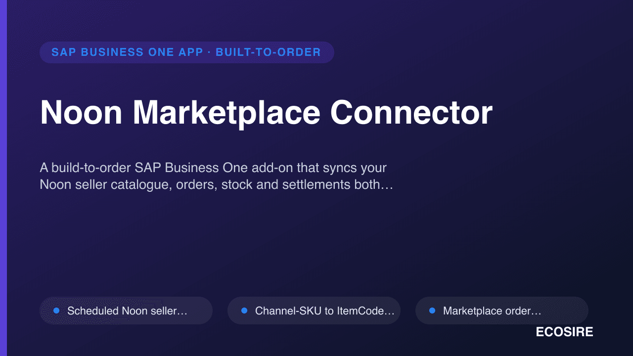 Noon Marketplace Connector