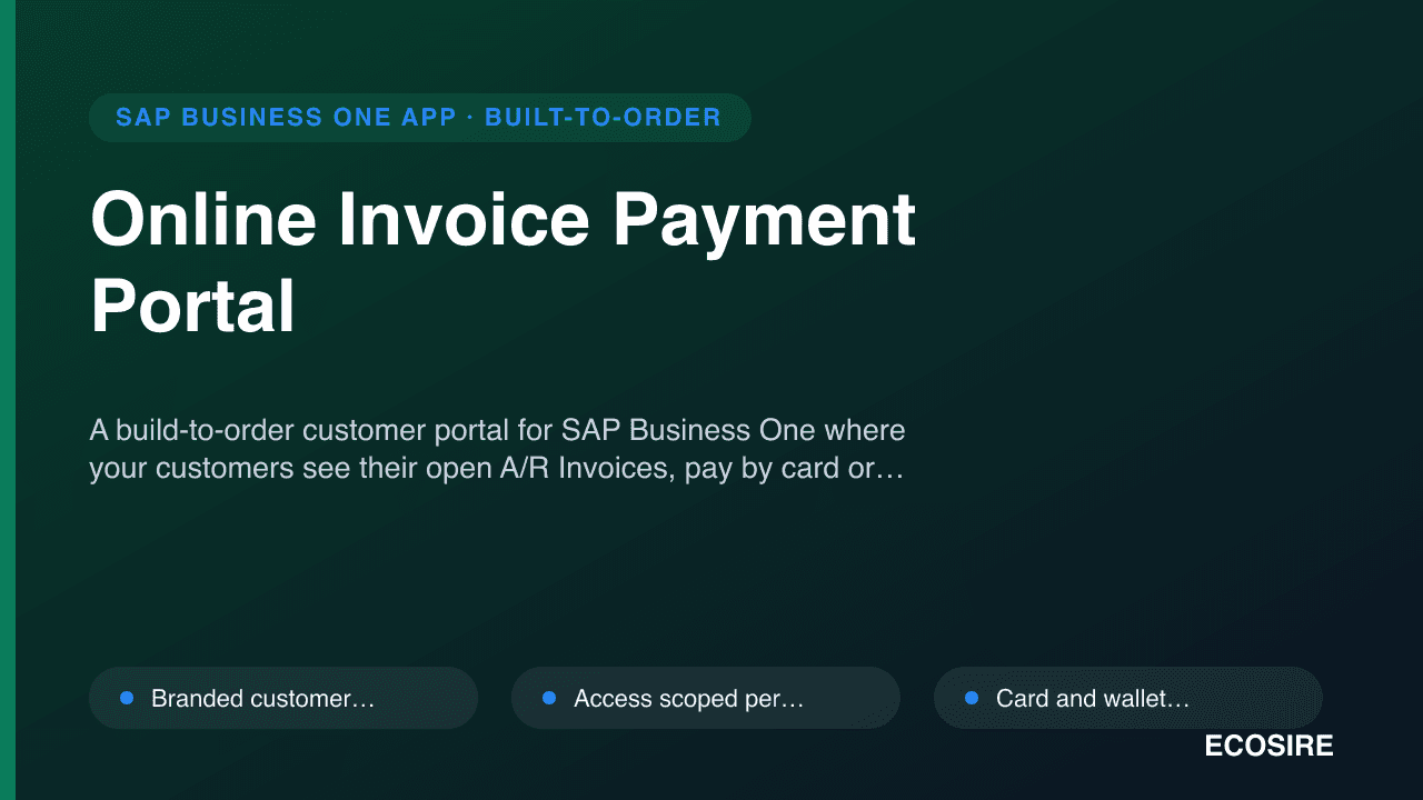 Online Invoice Payment Portal