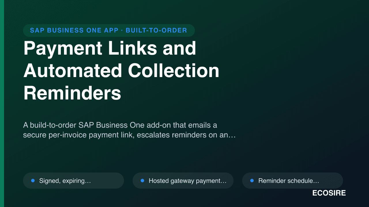Payment Links and Automated Collection Reminders