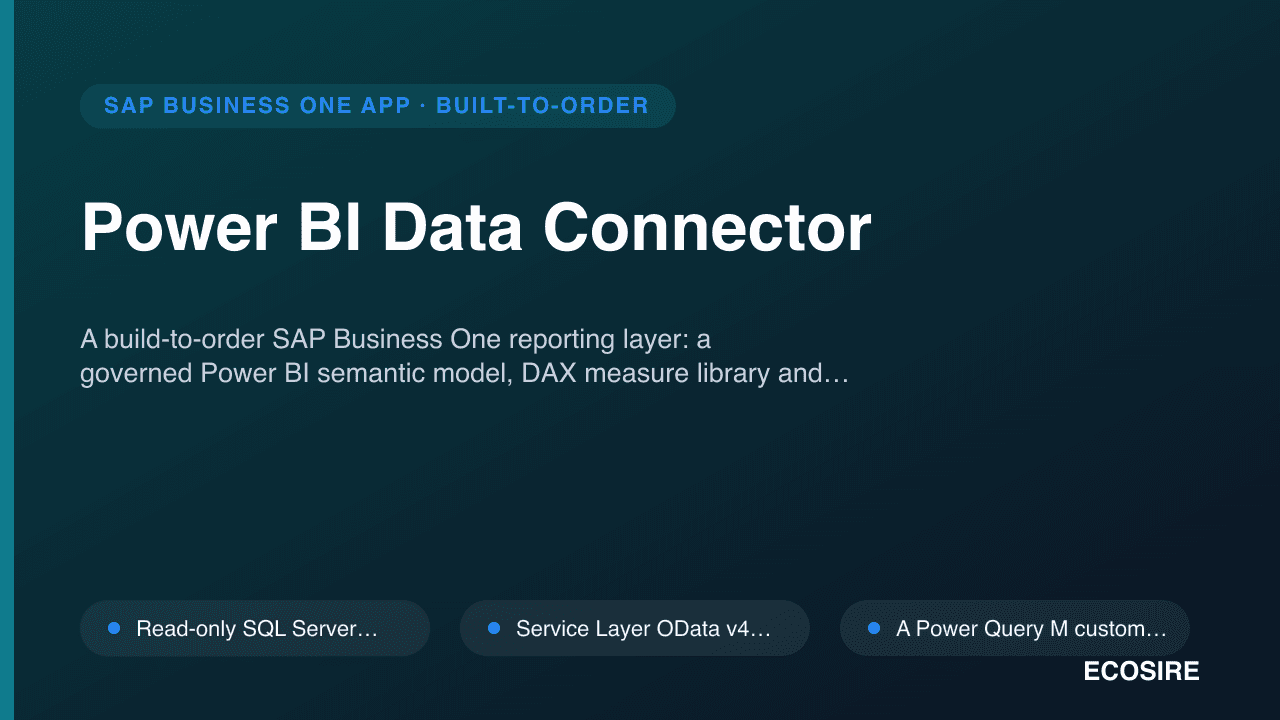 Power BI Data Connector