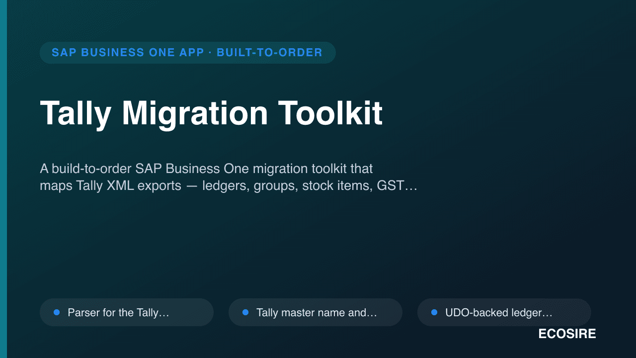 Tally Migration Toolkit