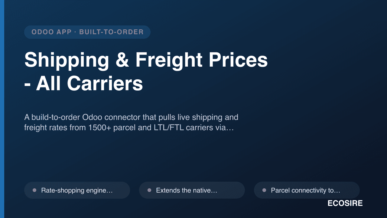 Shipping & Freight Prices - All Carriers