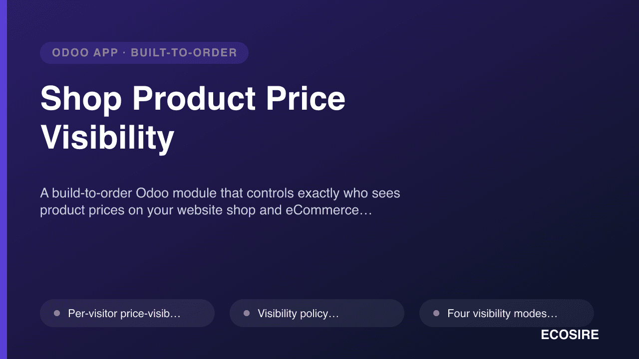 Shop Product Price Visibility