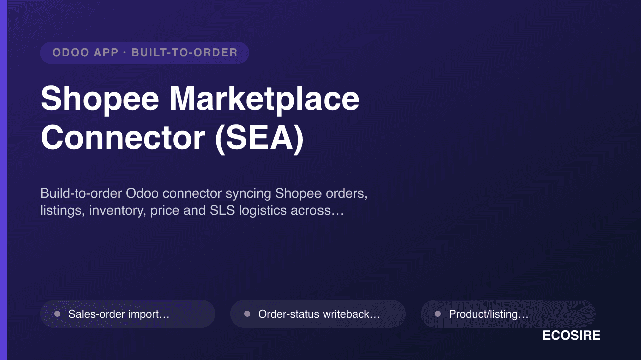 Shopee Marketplace Connector (SEA)