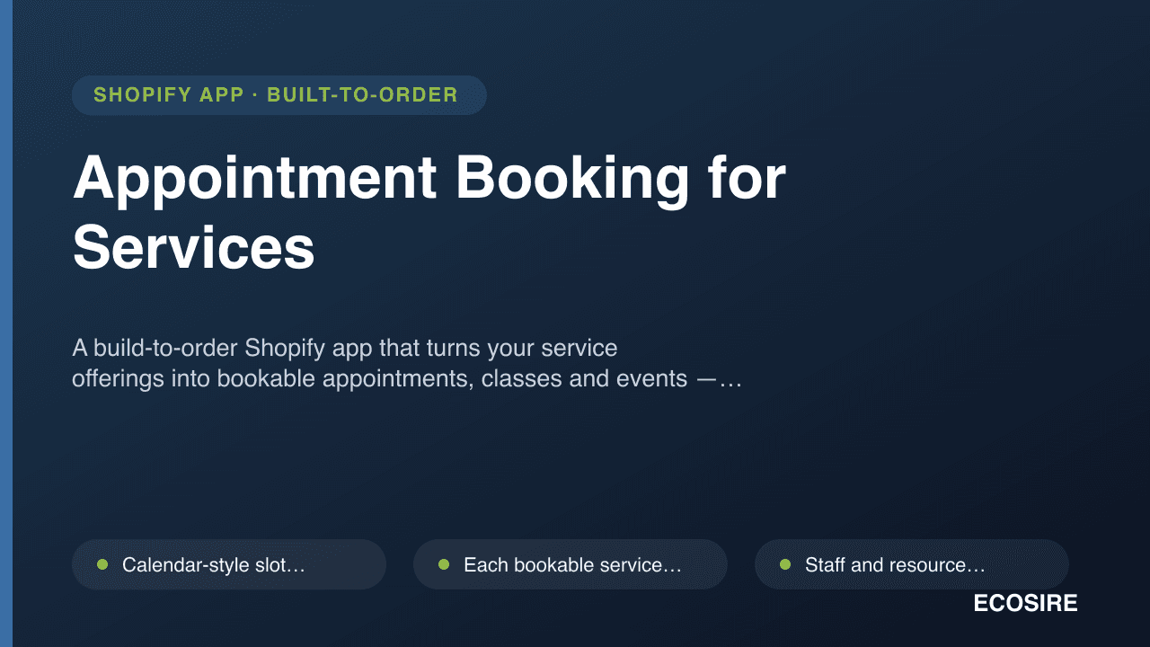 Appointment Booking for Services