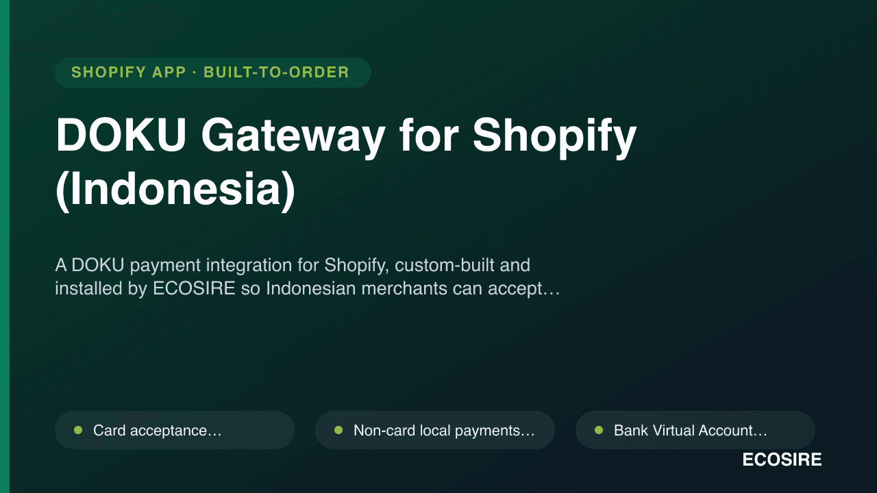 DOKU Gateway for Shopify (Indonesia)